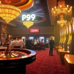 PS99 Casino night with roulette wheel and excited players.